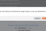 Google Analytics funcionará cuando republiques tu sitio. 